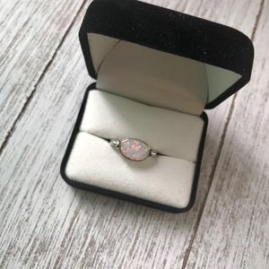 Opal Sterling Silver Ring
